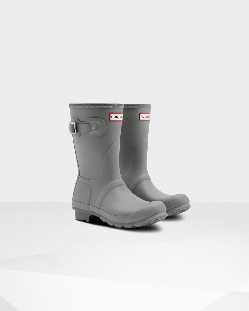 Hunter Original For Women - Short Rain Boots Grey | India TXHVK1456